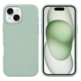 iPhone 15 Cover – Premium Soft Touch Silikone - mintgrøn - reFix.dk