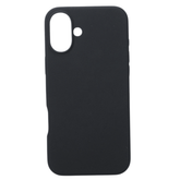iPhone 16 Cover – Premium Soft Touch Silikone Med MagSafe - Sort - reFix.dk