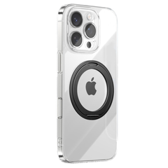 iPhone 16 Pro MagSafe Cover med 360 Graders Ringholder - Sort - reFix.dk