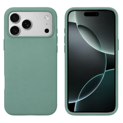 iPhone 18 Pro Max / 17 Pro Max Cover – Premium Soft Touch Silikone - Oliven - reFix.dk