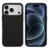 iPhone 17 Pro Cover – Premium Soft Touch Silikone Med MagSafe - sort - 1 - reFix.dk