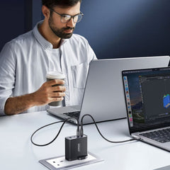 Joyroom 140W GaN hurtig oplader - 3xUSB-C og 1xUSB (UK Stik) - 3 - reFix.dk