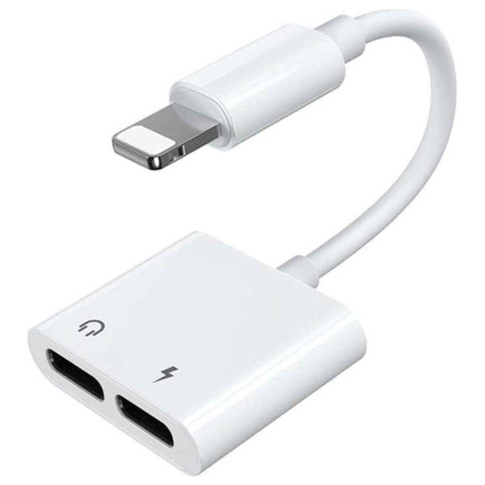Lightning Splitter til iPhone – Oplad & Lyt Samtidig | reFix.dk
