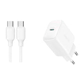 Joyroom PD 20W Hurtig Oplader med USB-C til USB-C kabel (1m) - reFix.dk