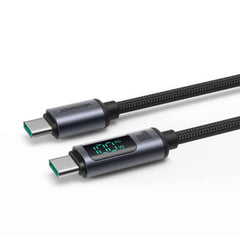 Joyroom Prism USB-C til USB-C opladerkabel med LED Display (100W) - 1 - reFix.dk