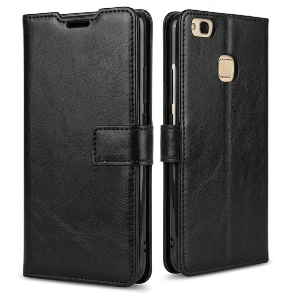 Læder flip cover til Huawei P9 Lite - reFix.dk