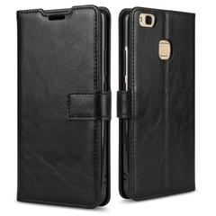 Læder flip cover til Huawei P9 Lite - reFix.dk