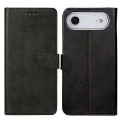 Læder flip cover til iPhone 17 Air - Sort - 1 - reFix.dk