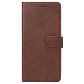 Læder flip cover til iPhone 17 - Brun - reFix.dk