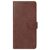 Læder flip cover til iPhone 17 Pro - Brun - reFix.dk