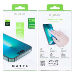 Matte full cover skærmbeskyttelse iPhone 16 Pro Max - Pakkens indhold - reFix.dk