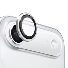 Metal kamera linse beskyttelsesglas til iPhone 17 Air - Sølv - reFix.dk