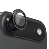 Metal kamera linse beskyttelsesglas til iPhone 17 Air - Sort - reFix.dk