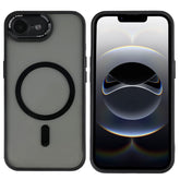 Metal lens cover med MagSafe til iPhone 16e - Sort - reFix.dk