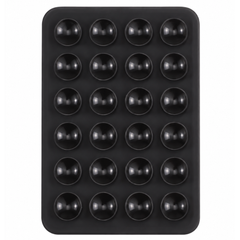 Mobilholder Med Dobbeltsidet Silikone Sugekop (Small) - Sort - reFix.dk