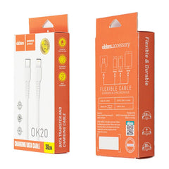 Okkes USB-C til Lightning opladerkabel (30cm) - Pakkens indhold - reFix.dk