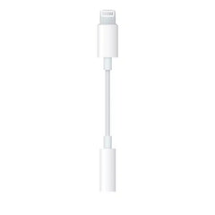 Original Apple lightning adapter til 3.5 mm jackstik - reFix.dk