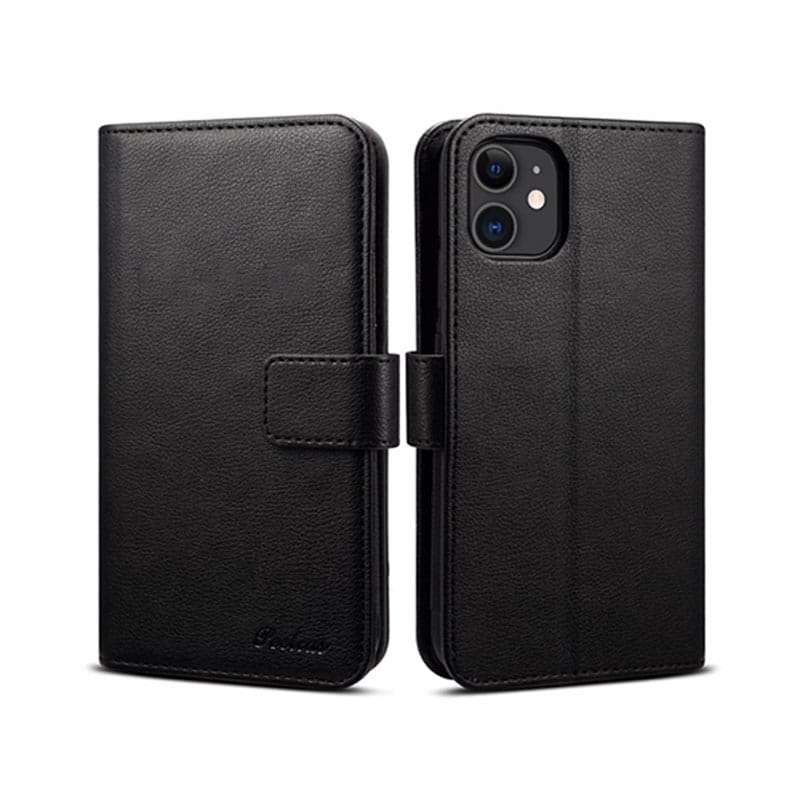 PeelCas magnetisk flip læder cover til iPhone - reFix.dk