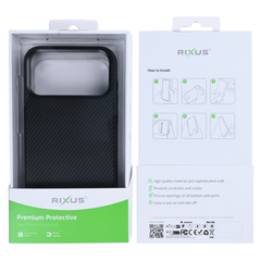 Premium Armor Carbon cover med MagSafe til iPhone 17 Pro Max - Pakkens indhold - reFix.dk