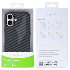 Premium Armor Carbon cover med MagSafe til iPhone 16 - Pakkens indhold - reFix.dk