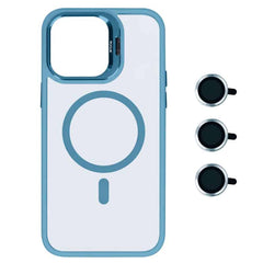 Premium Clear Case med MagSafe til iPhone - Kyseblå - reFix.dk