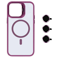 Premium Clear Case med MagSafe til iPhone - Mørk pink - reFix.dk