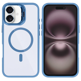 Premium clear case med MagSafe til iPhone 17 - Lyseblå - reFix.dk