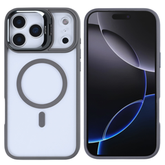 Premium clear case med MagSafe til iPhone 17 Pro - Titanium grå - reFix.dk