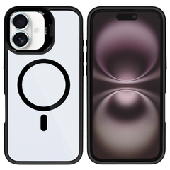 Premium clear case med MagSafe til iPhone 17 - Sort - reFix.dk