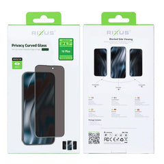 Privacy full cover skærmbeskyttelse til iPhone 16 Plus - Pakkens indhold - reFix.dk