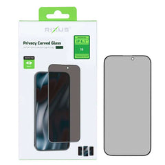 Privacy full cover skærmbeskyttelse til iPhone 16 - reFix.dk