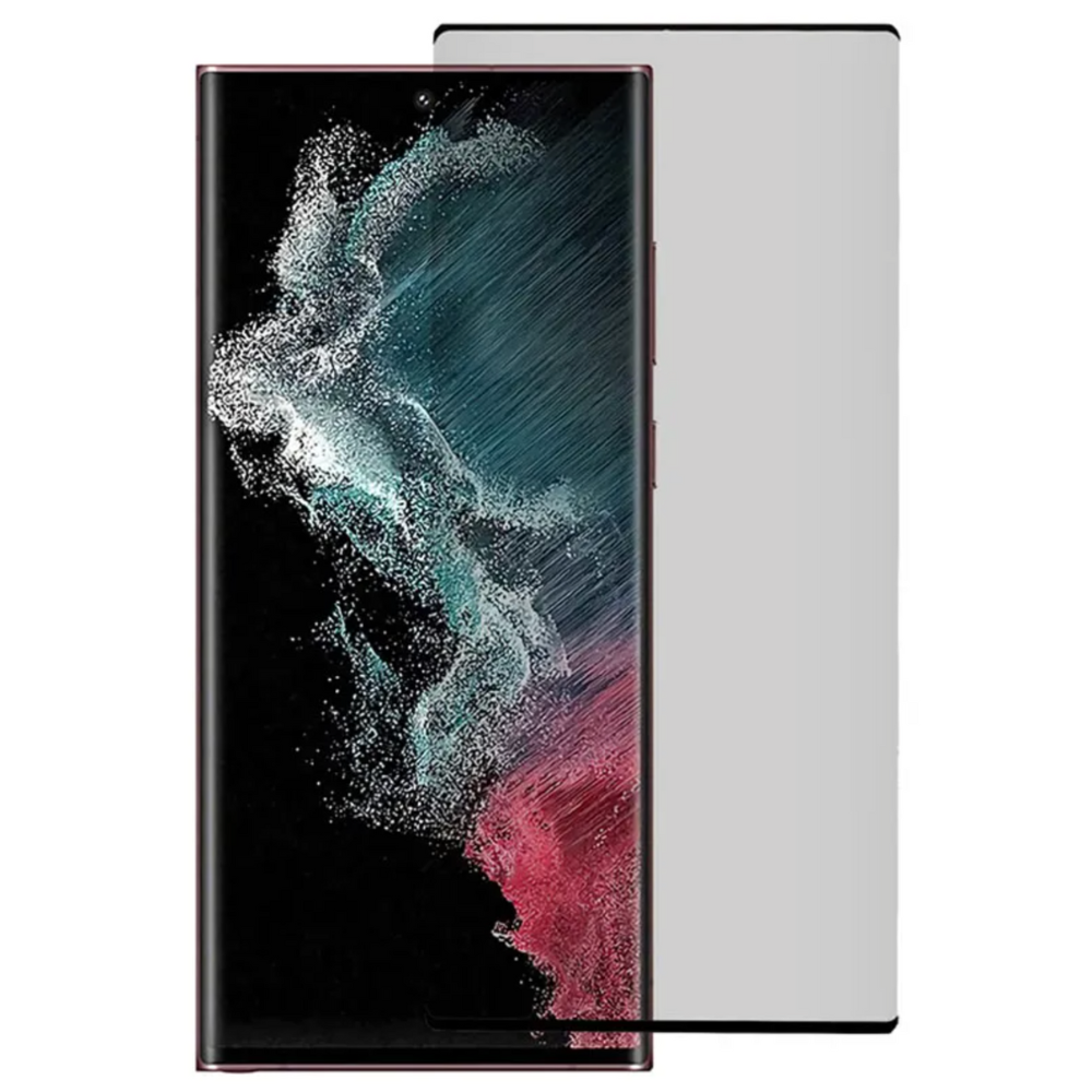 Privacy full cover skærmbeskyttelse til Samsung S22 Ultra - reFix.dk