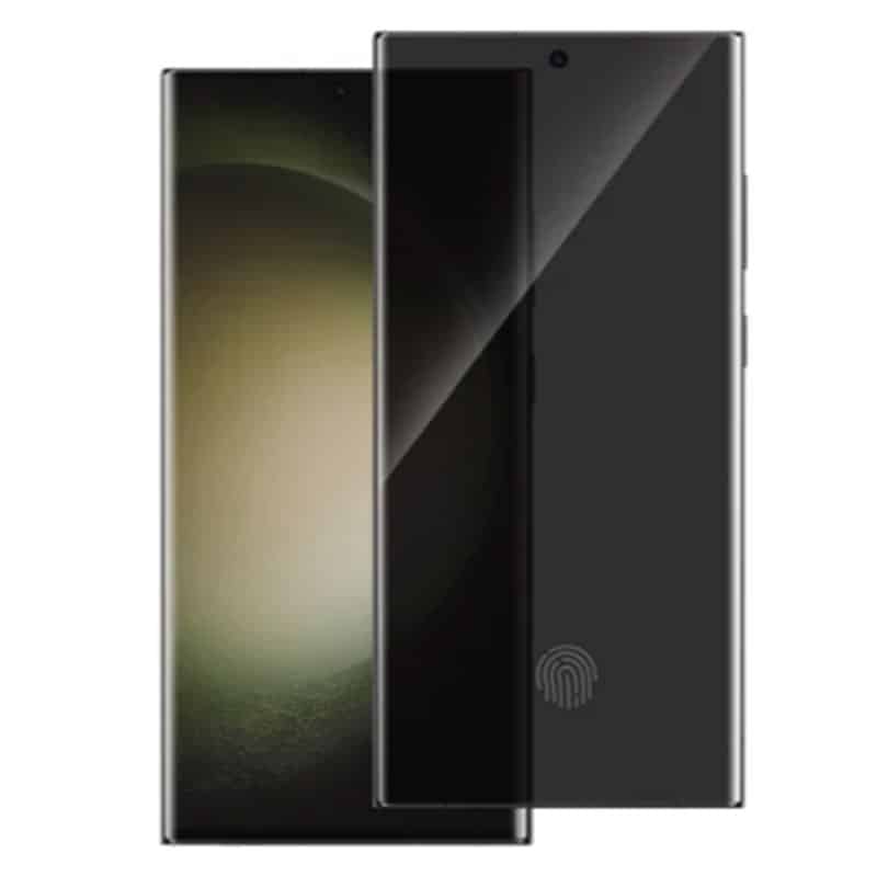 Privacy full cover skærmbeskyttelse til Samsung S23 Ultra - reFix.dk