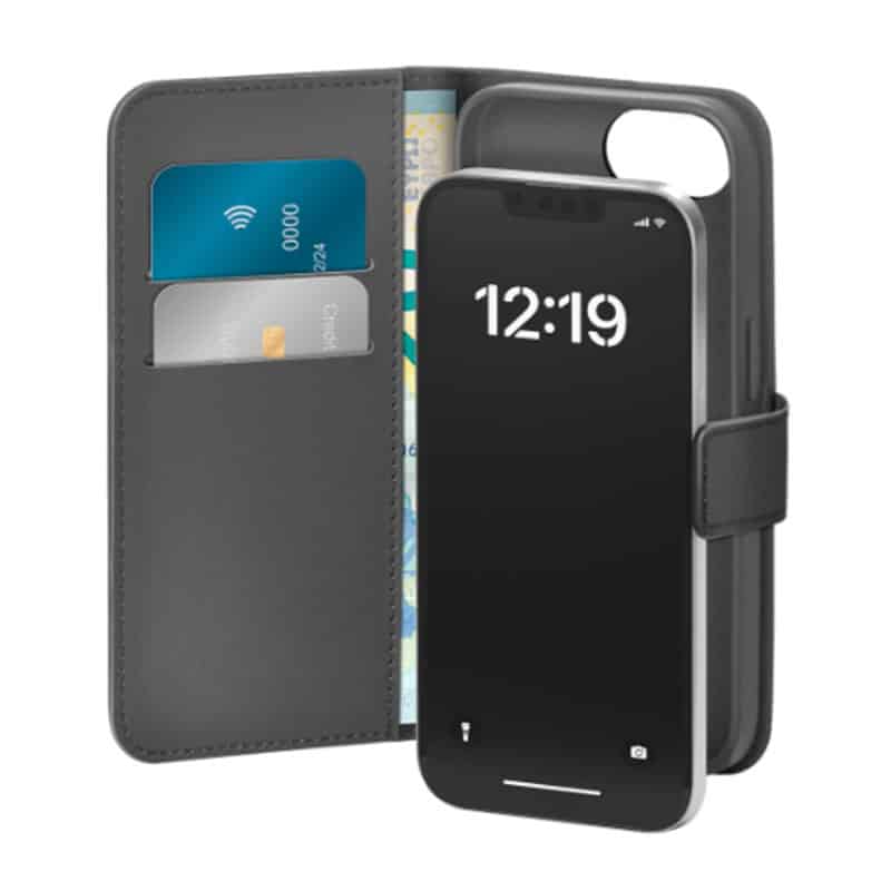 Puro læder flip cover til iPhone 16e - reFix.dk