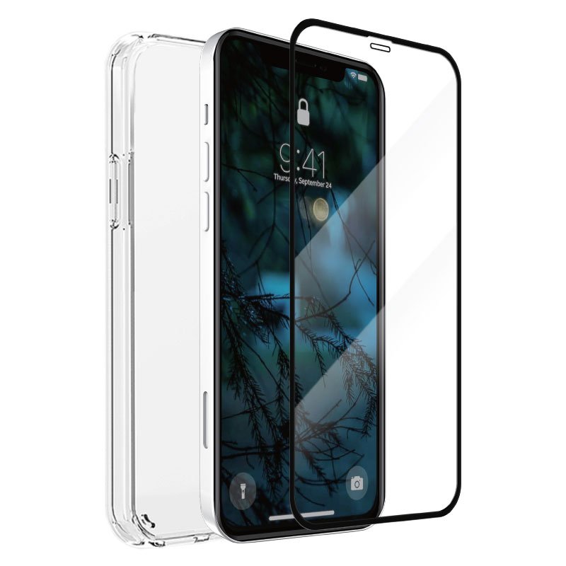 reFix clear case og full cover skærmbeskyttelse til iPhone - reFix.dk