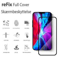 reFix full cover skærmbeskyttelse 2 - reFix.dk