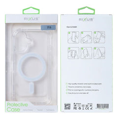 Rixus Anti-burst cover med MagSafe til iPhone 16, 16 Plus - Pakkens indhold - reFix.dk