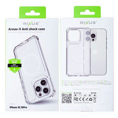 Rixus armor-x anti cover med MagSafe til iPhone 12 | 12 Pro - Pakkens indhold - reFix.dk