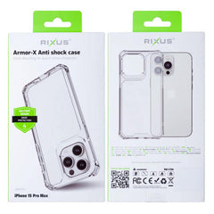 Rixus Armor-X Anti cover til iPhone 15 Pro Max - Pakkens indhold - reFix.dk