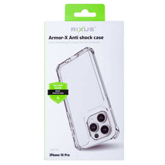 Rixus Armor-X Anti cover til iPhone 15 Pro - Pakkens indhold - reFix.dk