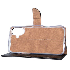 Rixus Læder flip cover til iPhone 16 - sort - 2 - reFix.dk