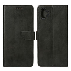 Rixus Læder flip cover til Samsung A06 - Sort - reFix.dk