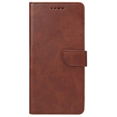 Rixus Læder flip cover til Samsung A26, A17 - Brun - reFix.dk