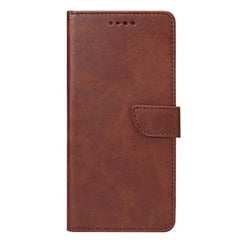 Rixus læder flip cover til Samsung A56 - Brun - reFix.dk