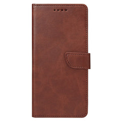 Rixus Læder flip cover til Samsung S25 - Brun - reFix.dk