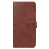 Rixus Læder flip cover til Samsung S25 - Brun - reFix.dk