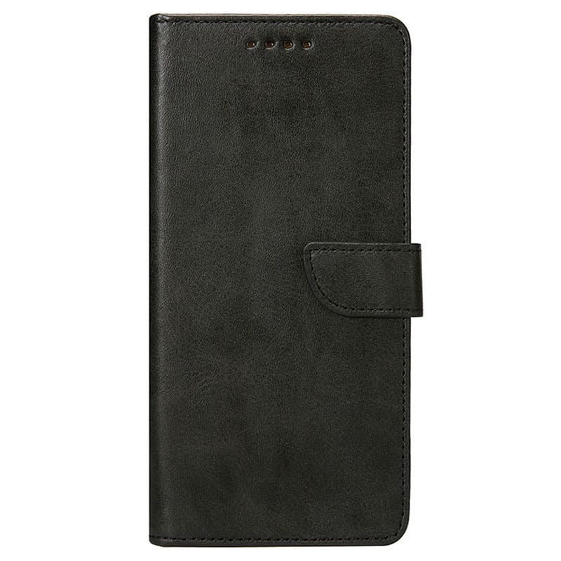 Rixus Læder flip cover til Samsung S25 - Sort - reFix.dk