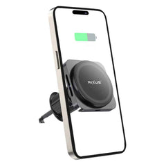 Rixus Magnetisk trådløs oplader til luftkanal (15W) - MagSafe kompatibel - 1 - reFix.dk
