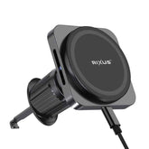 Rixus Magnetisk trådløs oplader til luftkanal (15W) - MagSafe kompatibel - reFix.dk