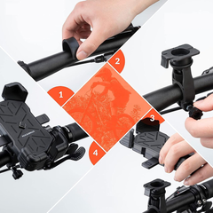 Rockbros Mobilholder til Cykelstyr - 2 - reFix.dk